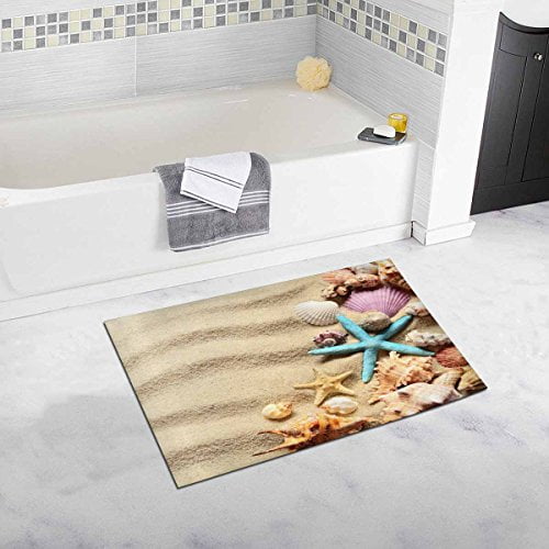 InterestPrint Summer Party Bathroom Rug Non Slip Bath Mat for Bathroom InterestPrint Summer Party Bathroom Rug Non Slip Bath Mat for Bathroom